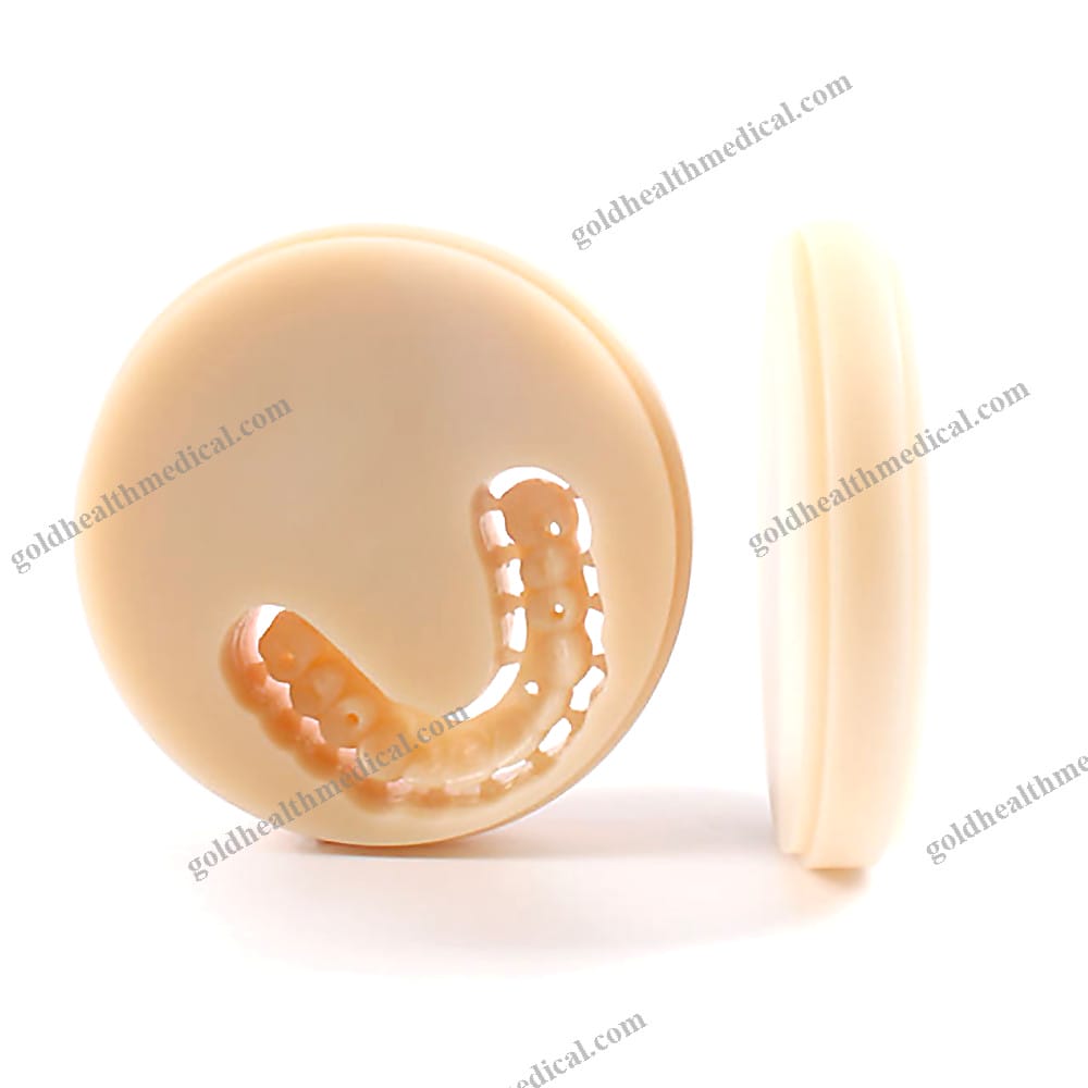 Multilayer PMMA Dental Block for CADCAM Milling