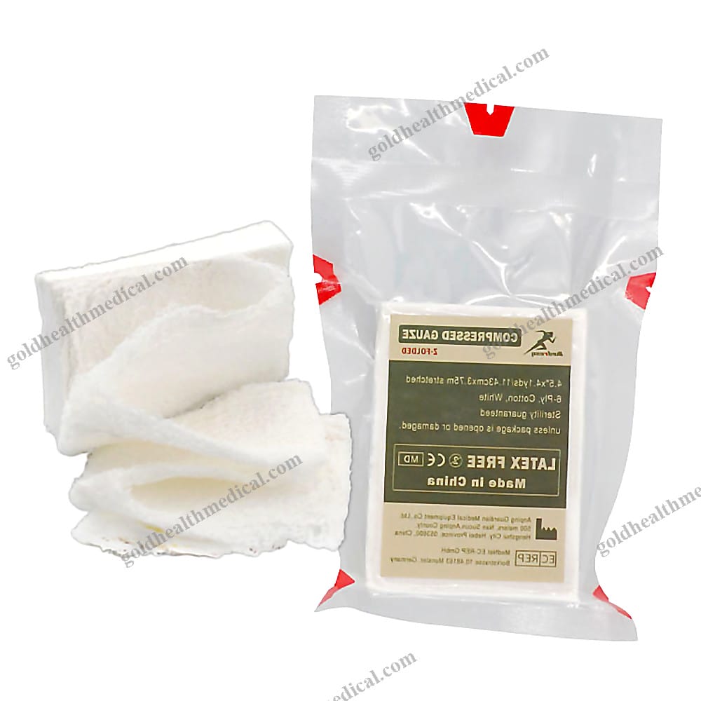 Medresq Disposable ZFold Compressed Gauze for Bleeding