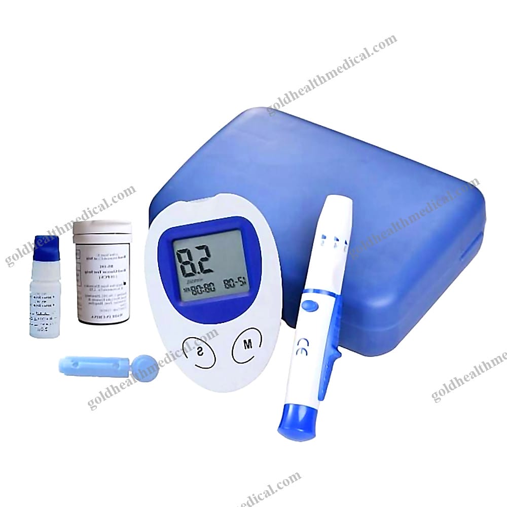Smart Blood Sugar Monitor Kit Glucometer with Strips Lancets