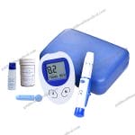 Smart Blood Sugar Monitor Kit Glucometer with Strips  Lancets