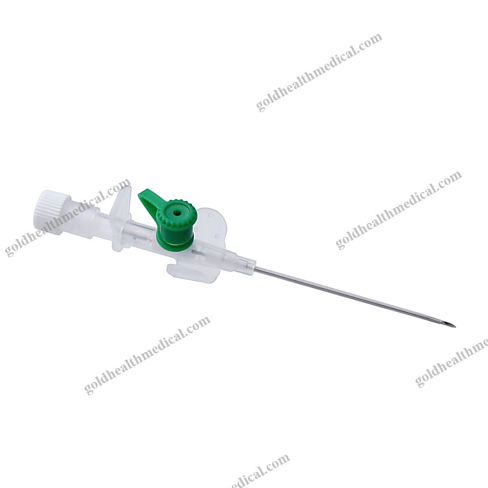 Advanced Polythene IV Cannula with Hydrophobic Port and Grip Plates