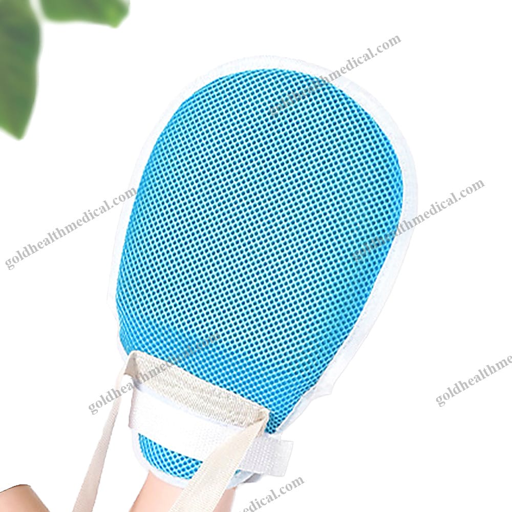 Dementia Care Mesh Glove for Mental Patients with Air Restraint Technology