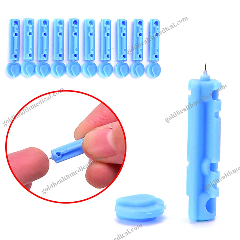 Safety Twist Blood Lancet for Glucose Testing