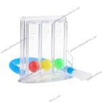 Portable ThreeBall Incentive Spirometer for Respiratory Training