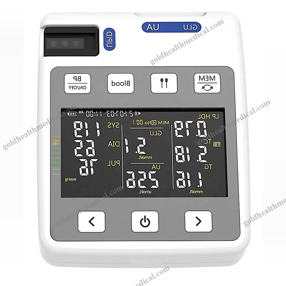 Comprehensive Health Analyzer Kit for Diabetes Lipids Uric Acid