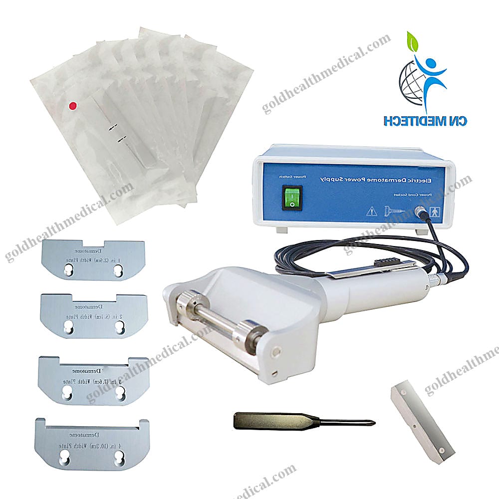 Portable Electric Dermatome Surgical Knife Stainless Steel Skin Grafting Tool