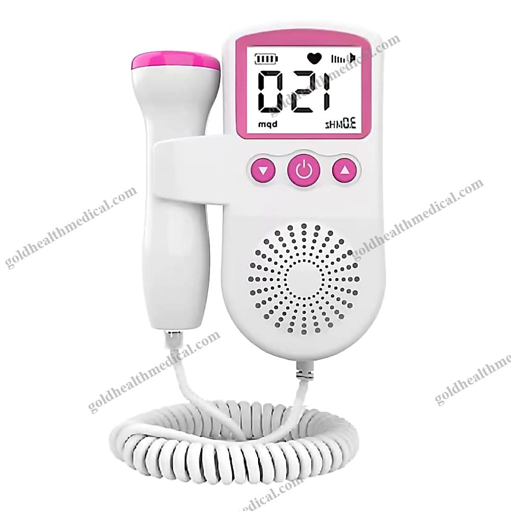 Pocket Fetal Doppler Stethoscope Baby Heart Rate Monitor for Pregnancy