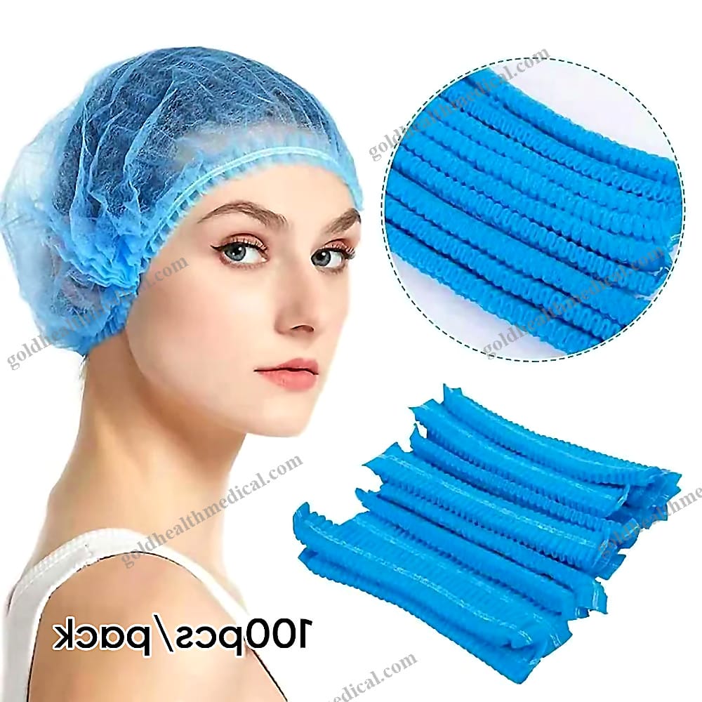 Disposable Bouffant Cap Double Elastic Surgical Hat