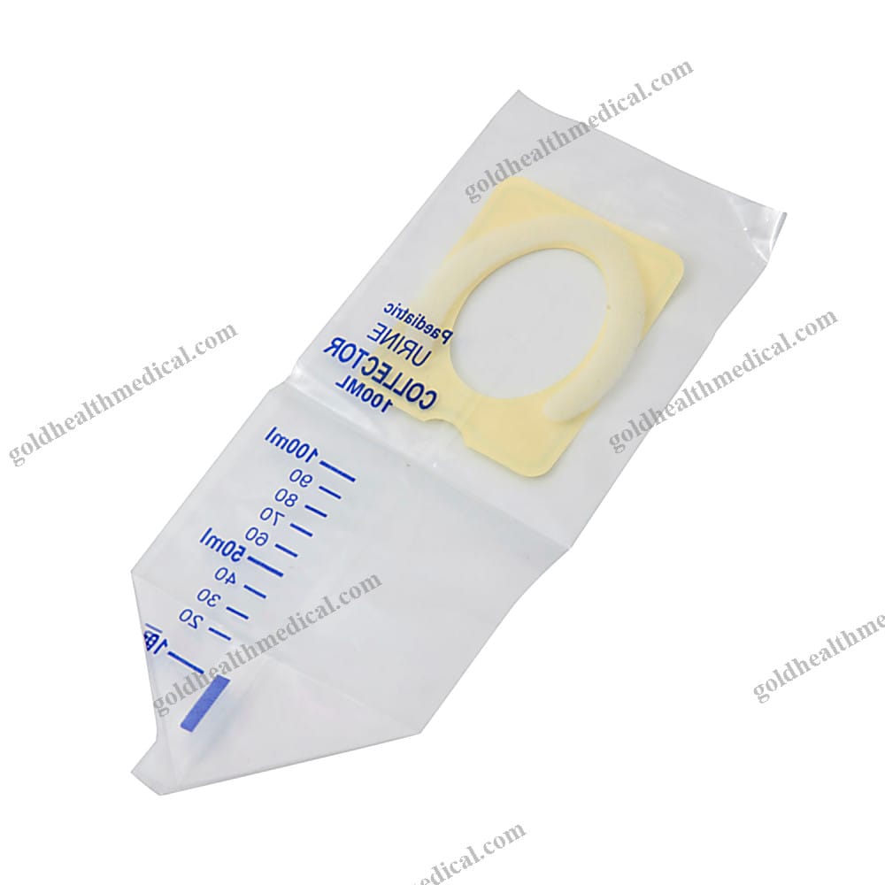 CE Certified 100ml Disposable Pediatric Urine Bag Normal Type for