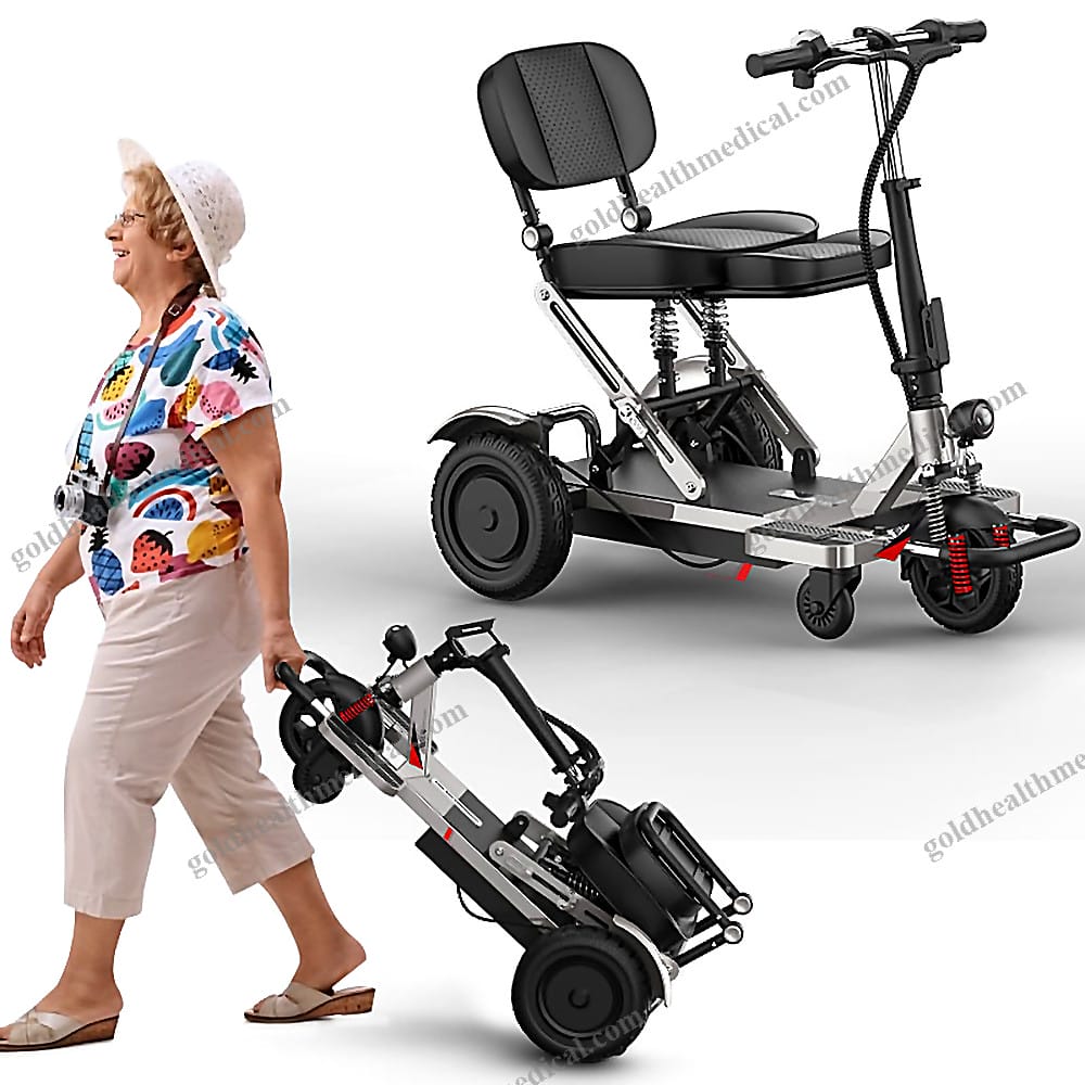 HighCapacity Folding Mobility Scooter for Disabled Users