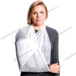 Premium Triangular Bandage with Safety Pins for First Aid Use