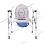 Aluminum Foldable Commode Chair for Elderly