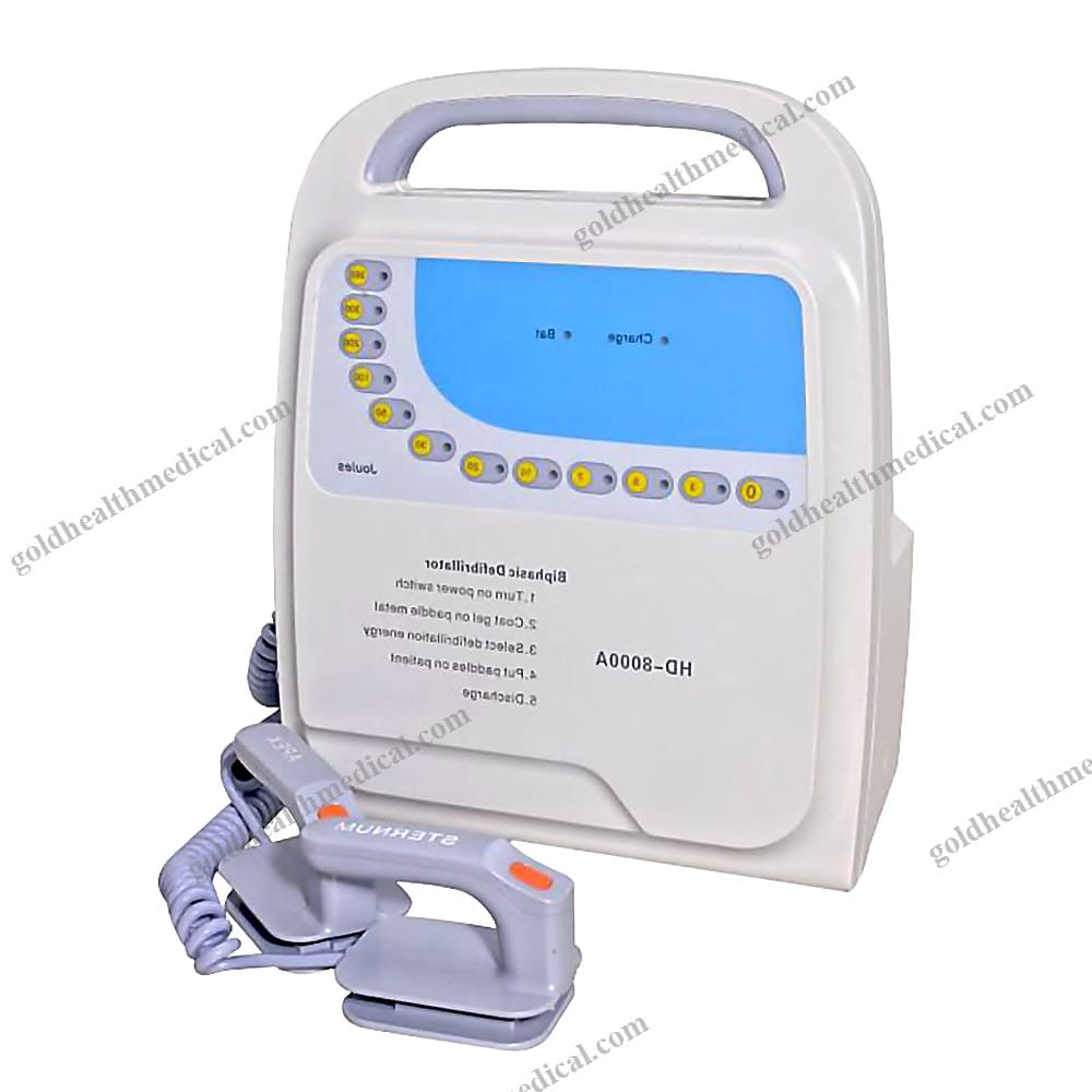 AED Pro Reusable Defibrillator with Power Source Aid Bag