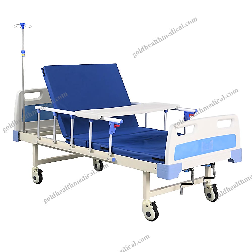 DualCrank Manual Hospital Bed with Mattress