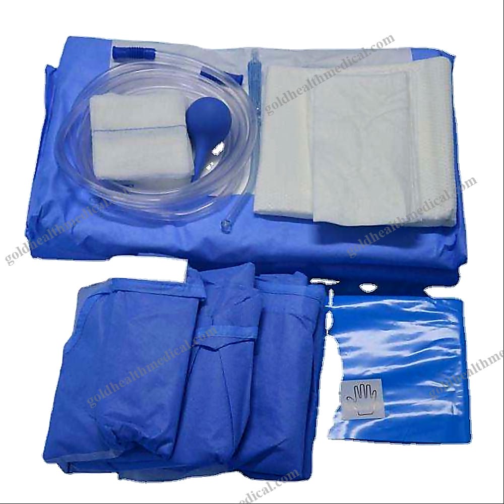 CE ISO Certified Nonwoven Birthing Set for Hospital Maternity Care