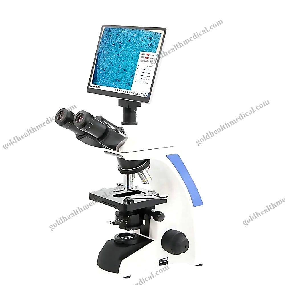 Trinocular Fiber Microscope with Camera