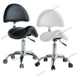 Ergonomic Medical Rolling Saddle Stool