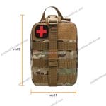 Premium First Aid Kit Bag with Custom Accessories for Emergency and Outdoor Use