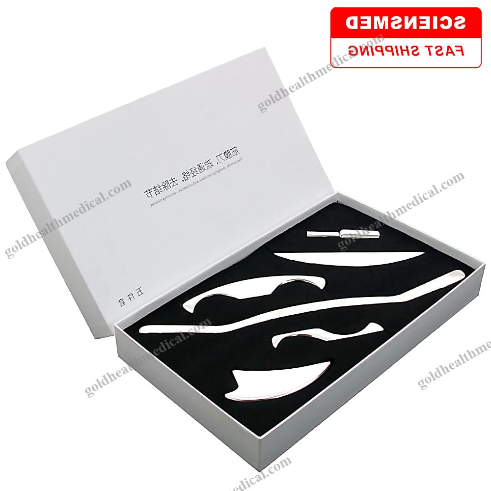 Medical Grade Stainless Steel Gua Sha Tool IASTM Therapy Massage Boards