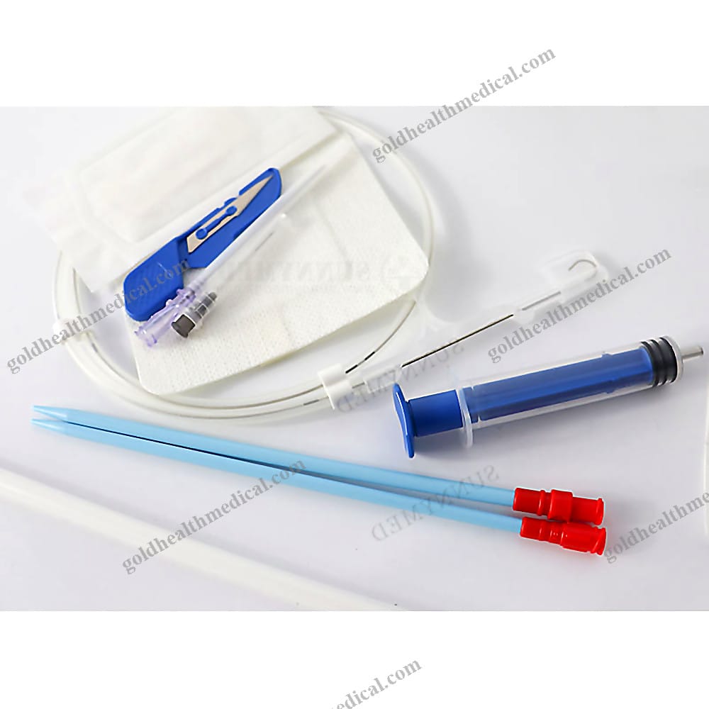 SYHC Hemodialysis Catheters Double Lumen Disposable Dialysis Kit