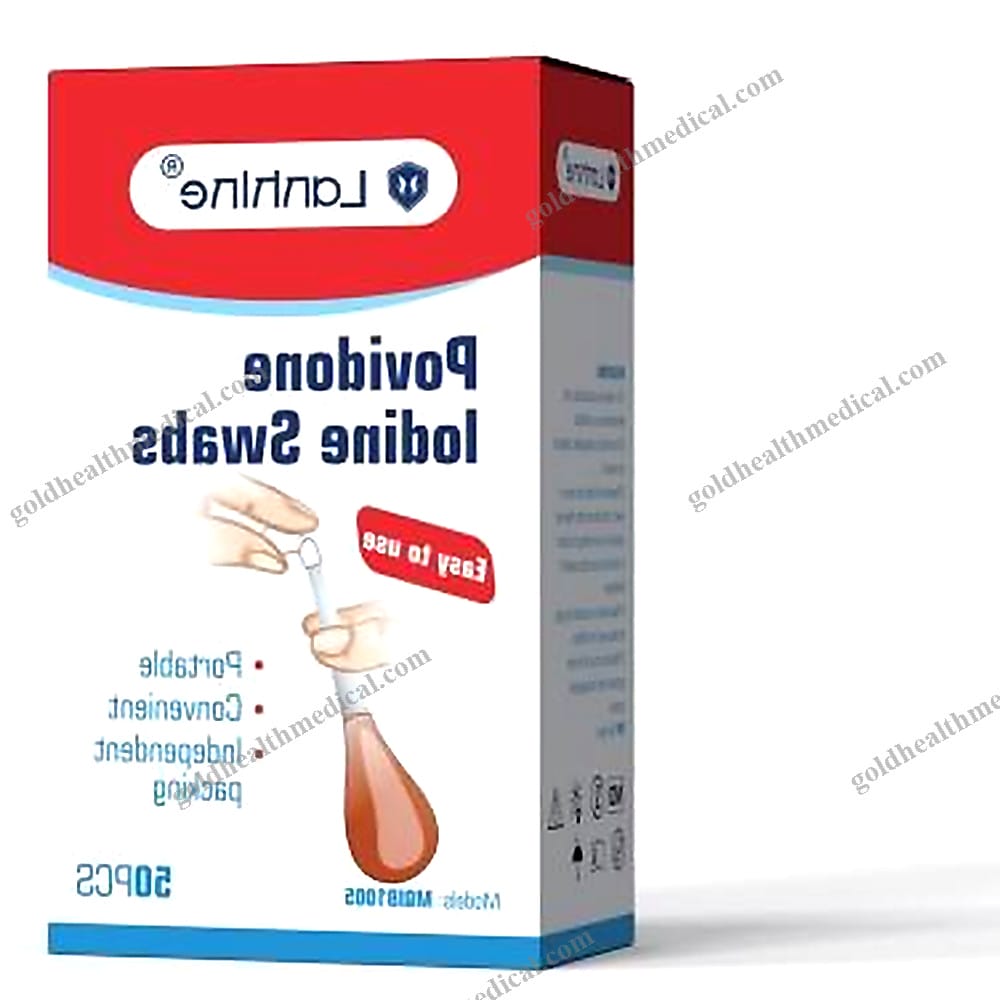 Povidone Iodine Sterilized Cotton Swabs with Medical