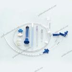 DualLumen Central Venous Catheter with Flexible Tubing for Surgical Drain