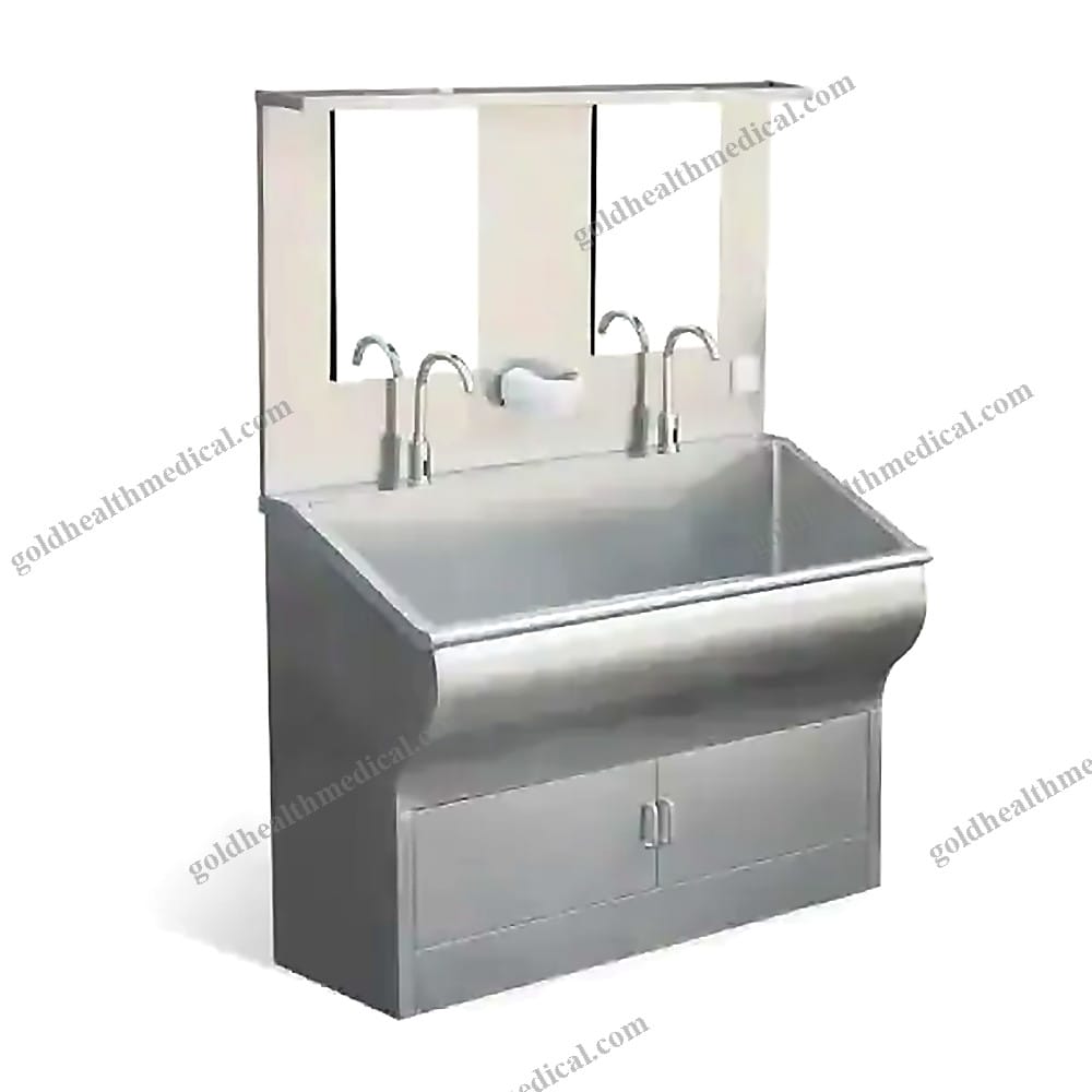 304 Stainless Steel Hand Washing Sink for Operating Room Use with Mirror
