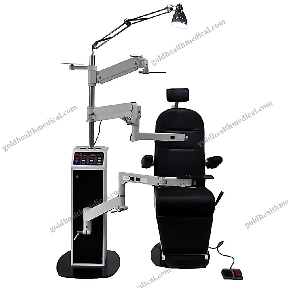 Ophthalmic Refraction Unit with Table and Chair