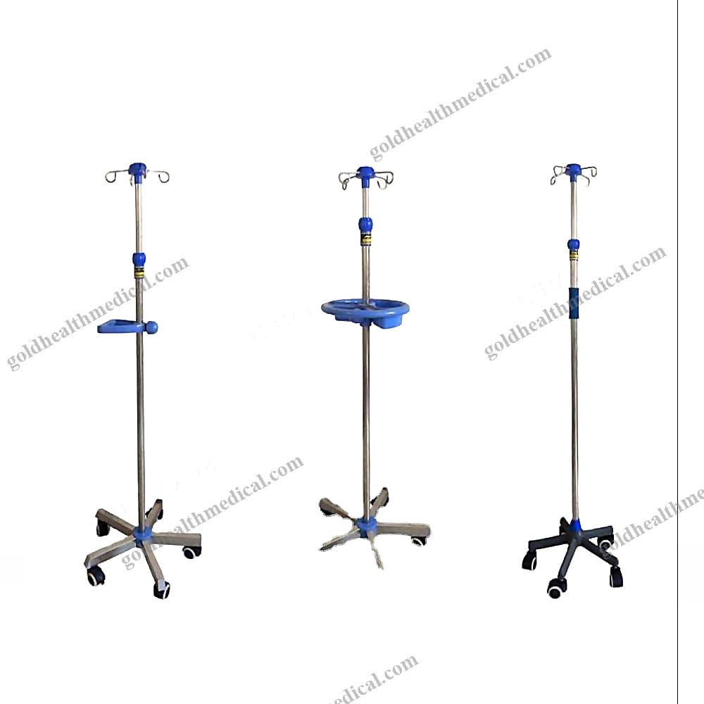 SYR111 Medical IV Pole Set with 4 Hooks