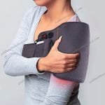 Comfheat Lumbar Heating Pad with Vibration Massage for Back Pain Relief