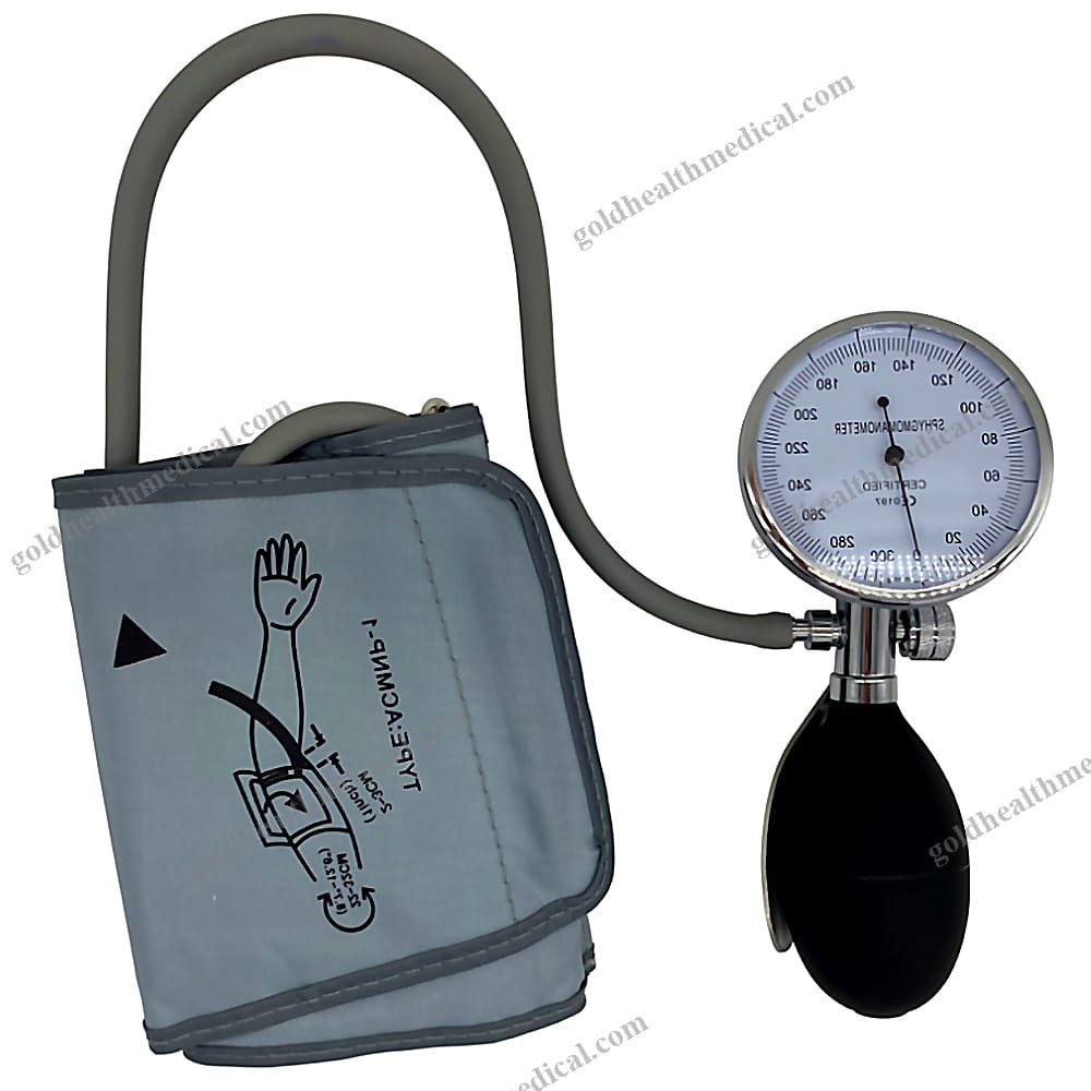 Aneroid Sphygmomanometer Handheld BP Monitor with Large