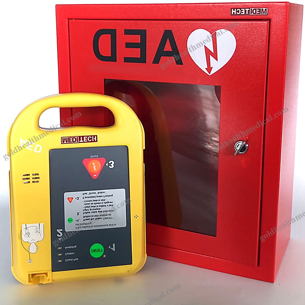 MSLAED01 Portable AED Defibrillator Monitor Machine