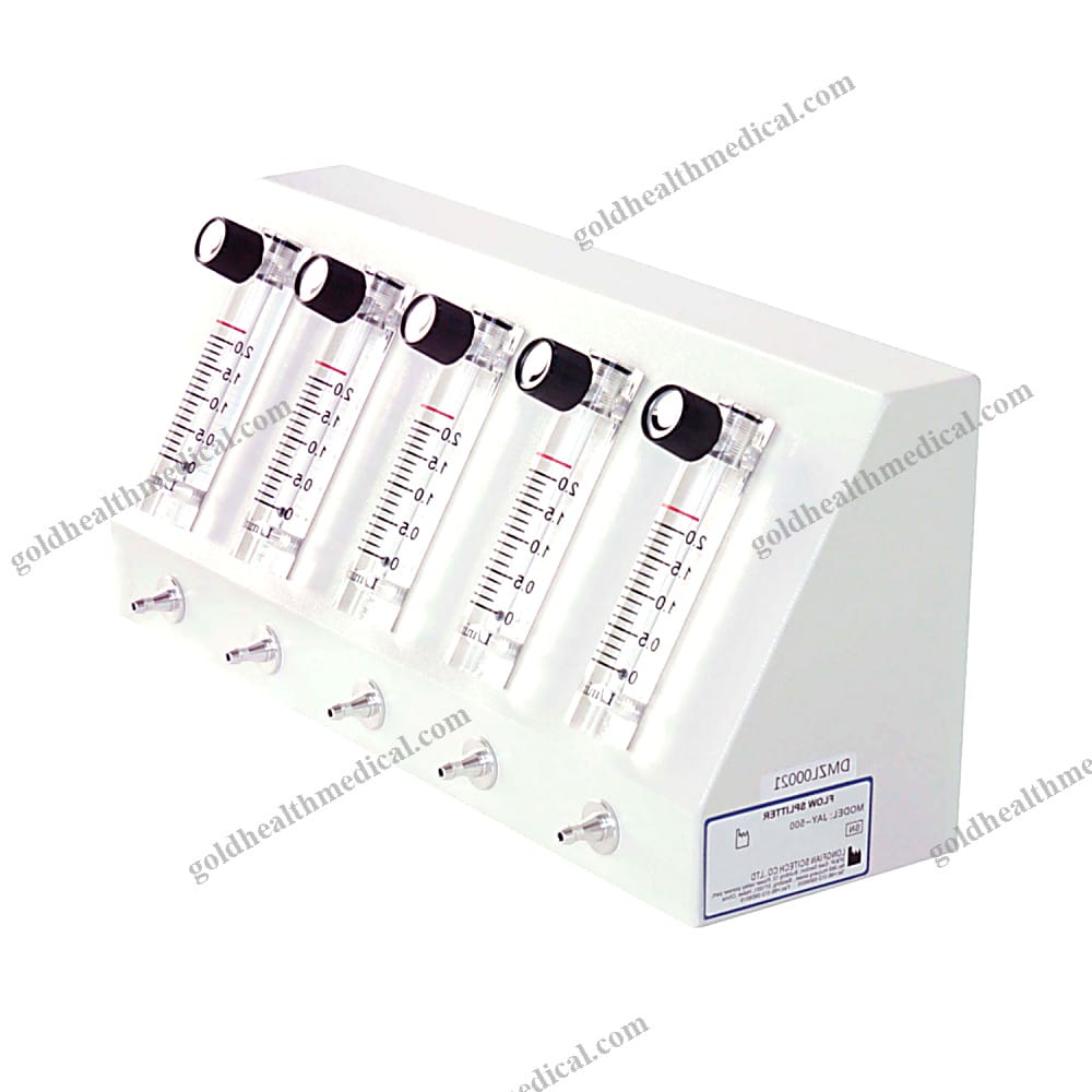 O2 Concentrator Flow Splitter 5Way Custom Out