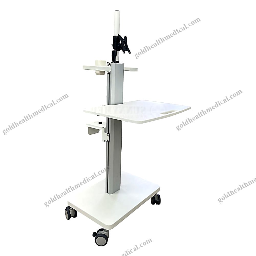 SYPOC2T White Endoscope Cart Trolley With Silent