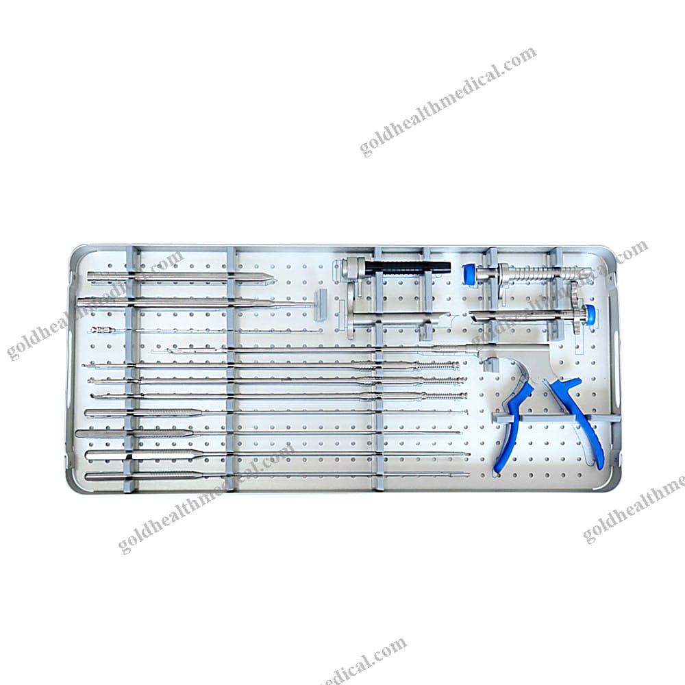 Lumbar Fusion Cage Instrument Set for Spine Surgery