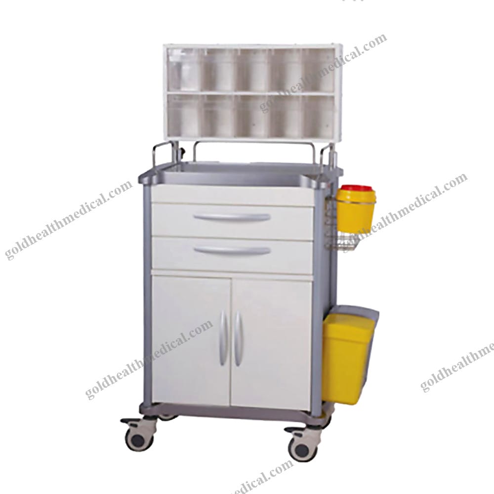 ABS Medical Treatment Trolley with Drawers