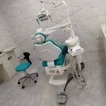 Ergonomic Dental Chair Unit with Stool Cabinet and Lamp