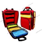 Custom First Aid Backpack Lightweight Modular Design for Professional Outdoor Use with Large Capacity