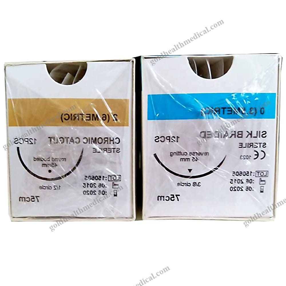 PGA Polyglycolic Acid Absorbable Suture Needle Line