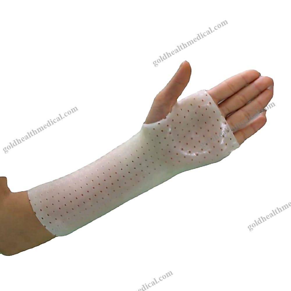 Perforated Thermoplastic Orthopedic Splint for Hand Wrist