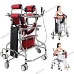 Adult Rehab Walkers Wheelchair Walker with Seat for Elderly  Disabled