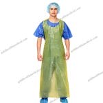 GB Disposable Plastic Apron CE Medical Safety Coverall