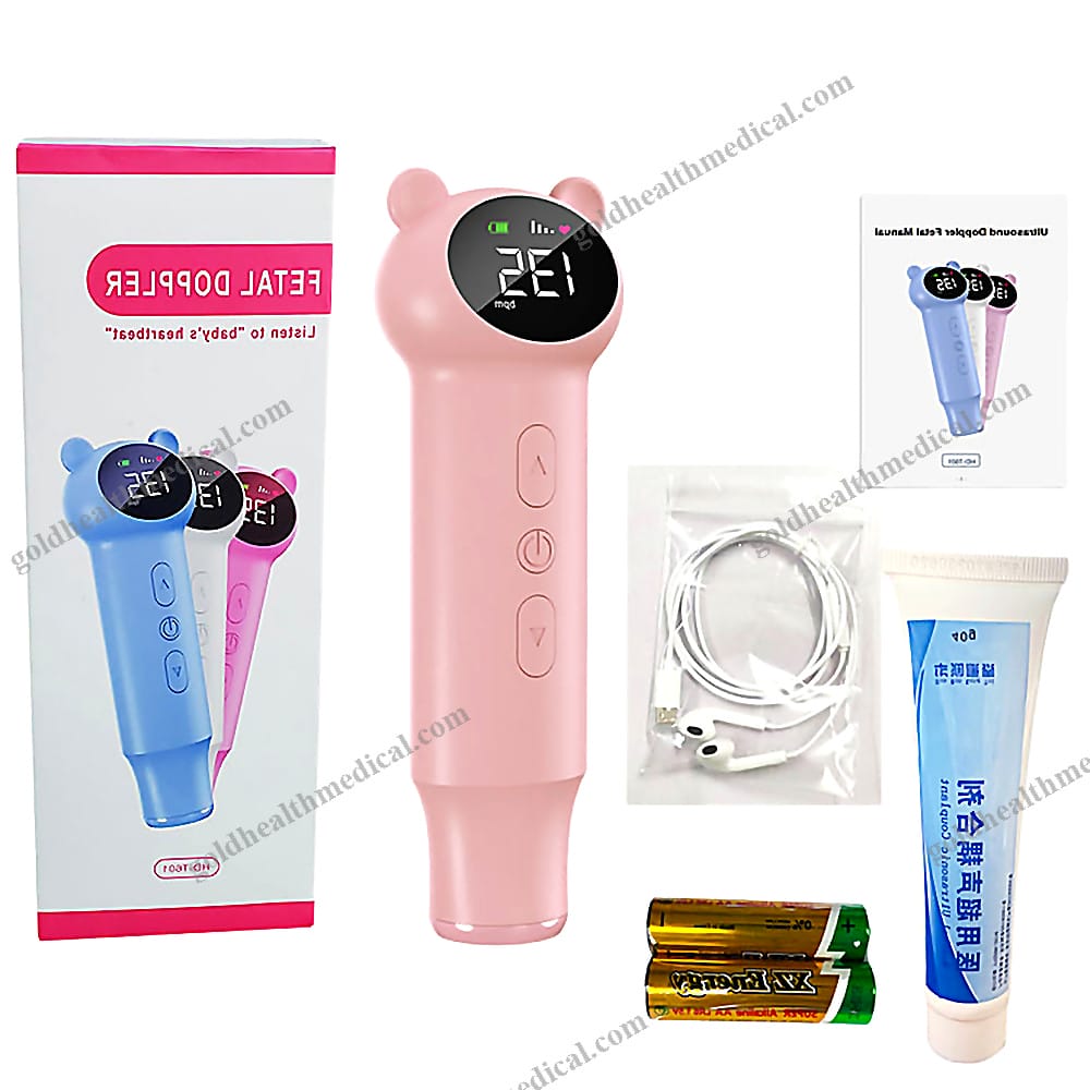 Rechargeable Fetal Doppler for Early Pregnancy Heartbeat Detection