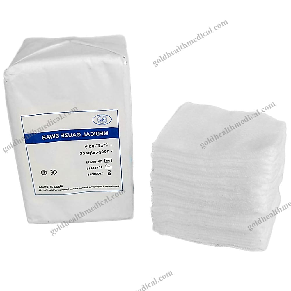 Medical NonWoven Gauze Swabs Pads Sterile NonS