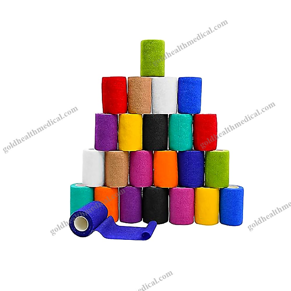 Colored NonWoven Elastic Bandage Wrap
