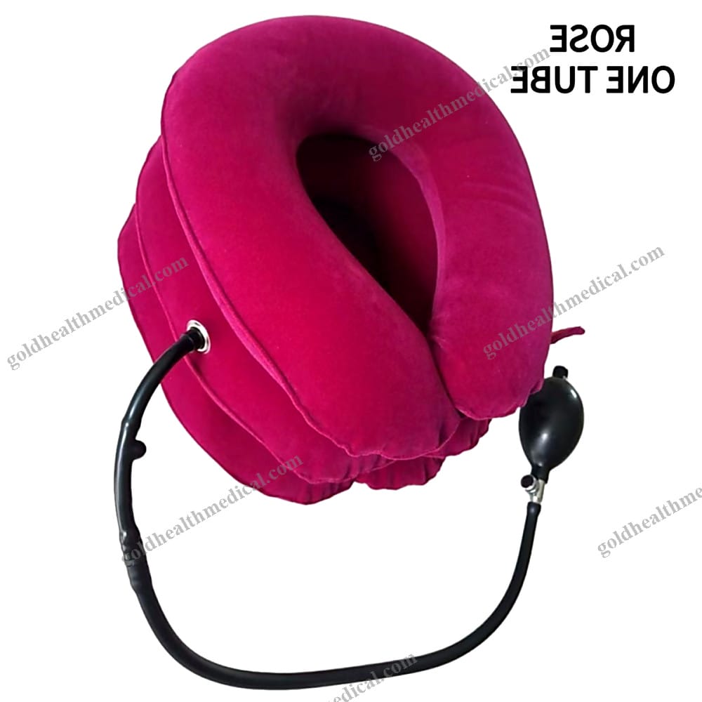 Portable Inflatable Cervical Traction Collar Pillow
