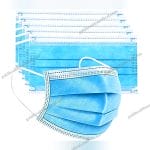 3Ply Disposable Surgical Mask PinkBlue