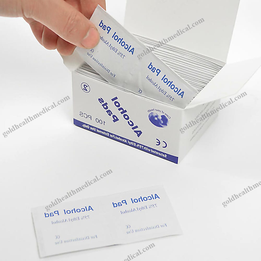 75 Alcohol Antiseptic Wipes 100PCS