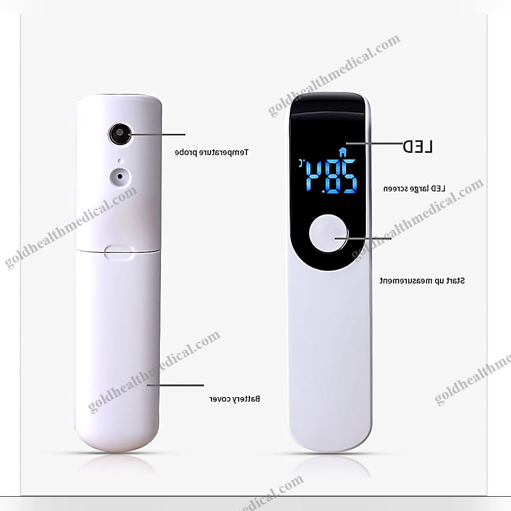 1601017123127_1 Digital Thermometer Medical Forehead Ear Thermometer Family Care High Temperature Monitoring LED - Image 1
