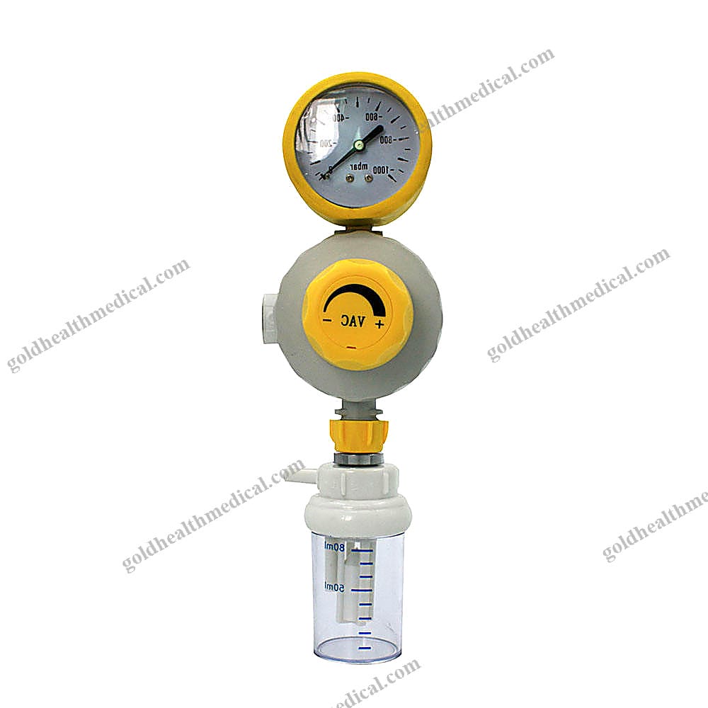 HospitalGrade Vacuum Regulator with Suction Bottle